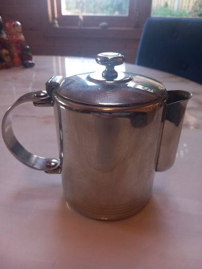 Art Deco tea set in style of designer Luc Lanel, lovely condition, D18 post 8e