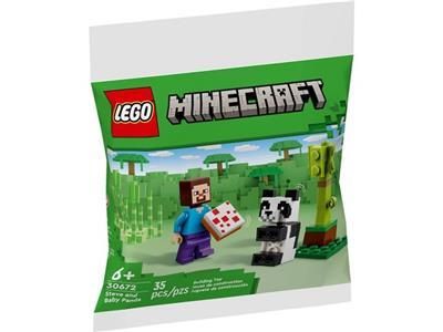 LEGO Minecraft Steve and Baby Panda (30672)