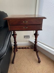 Victorian work table