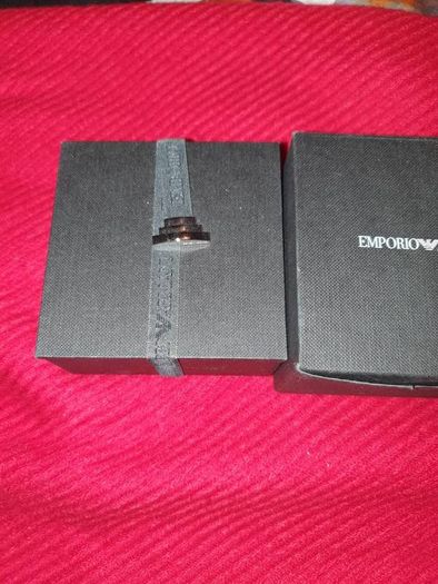 silver armani Jewellery Set