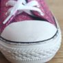 Converse Chuck Taylor All Star Low Violet Pink Glitter Sneakers - Junior US 5.5 / UK 5 / EUR 38 Image 5