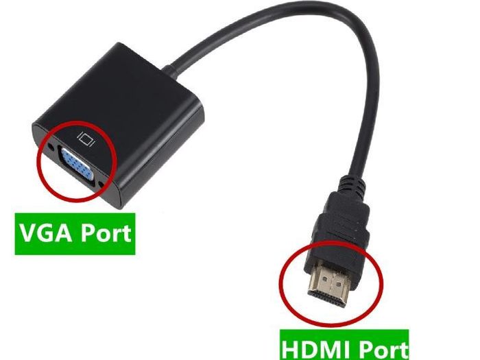 Hdmi To Vga Converter Adapter No Audio For Projector