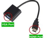 Hdmi To Vga Converter Adapter No Audio For Projector