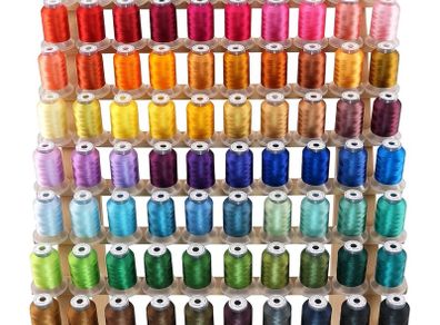 Brand New Embroidery Thread Kit 80 Spools Polyester 500M Each