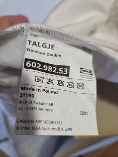IKEA Talgje mattress topper 140cm