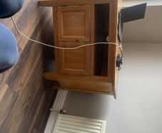 Oak TV stand