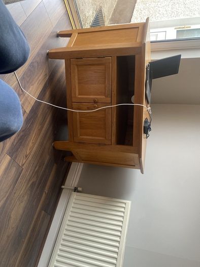Oak TV stand