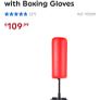 Heavy weight Punching Bag with Boxing Gloves Image 5