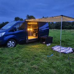 Campervan Awning + Roof Fan