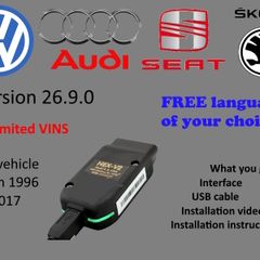 2026 Vcds Vag Com 26.9 Vagcom for VW Audi Skoda Volkswagen and Seat