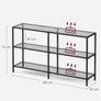 New Tempered Glass Console Table (BLACK) - FREE P&P Image 2