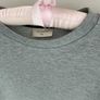 dress freequent brand size small grey sweatshirt dress with side slits Image 9