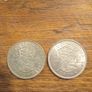 Coins 2x Brittish halfcrowns Image 2