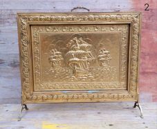 Brass Fire Screen  KAS327