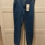 Zara mid wash super elastic hi-rise shaper ankle length jeggings jeans Image 2