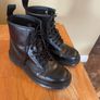 Ladies all black doc martins Image 2