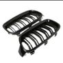 BMW F30 F31 F35 3 Series 2012-2017 Kidney Twin Grill Grille Gloss Black Dual Line Image 3