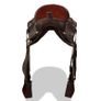Western Saddle, Headstall&Breast Collar Real Leather 17" Brown Image 5