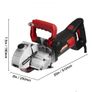 Wall Chaser 34 mm Cutting Depth Wall Groove Cutting Machine 42 mm Cutting Width Wall Slotting Machine 4800W Image 2