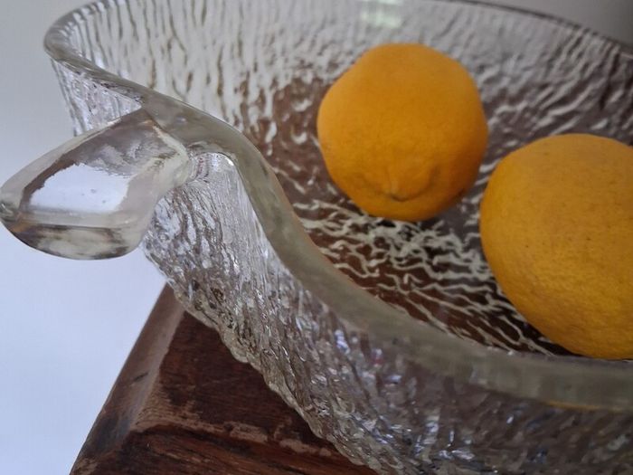 Midcentury / John Clappison for Ravenhead, Glass bowl/ 1972