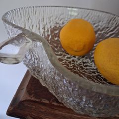 Mid century / John Clappison for Ravenhead, Glass bowl/ 1972