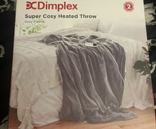 Super Cosy Sherpa Throw  Dual-sided heated throw with soft fleece and luxurious sherpa