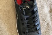 lacoste liberac black ladies runners
