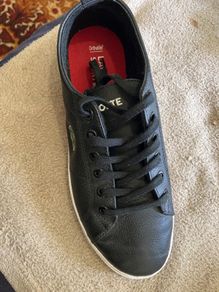 lacoste liberac black ladies runners