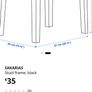 Ikea Sakarias dressing table stool with removable cover Image 10