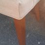 2 French Linen Dining chairs Image 3