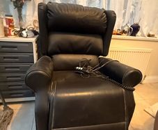 wilcare recliner chair for sale working perfect