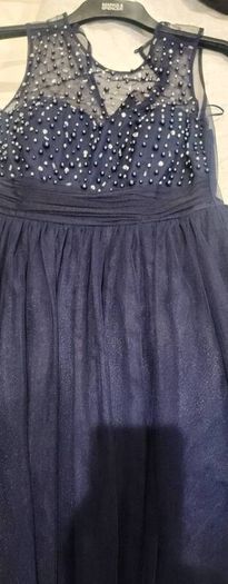 new blue evening dress