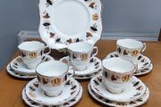 Vintage Arklow Autumn Leaves Fine Irish Bone China  Golf Player Wills