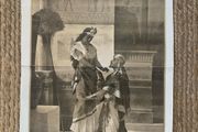 Antique Italian 'Aida' Poster, Opera poster late 1800s
