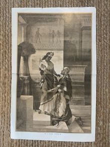 Antique Italian 'Aida' Poster, Opera poster late 1800s