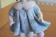 Lino Zampiva Spaghetti Hair Porcelain Girl Figurine