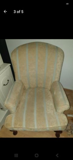 Queen Anne style armchair