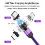 USLION 2M QC 3.0 (3-in-1) 360+180 Degree Full Rotation Magnetic Fast Charging & Data Sync Nylon Braided USB Cable (Brand New/Warranty) Image 5