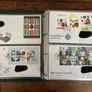 Collection of  77 UK First Day Cover stamps 2010 to 2013 in album Image 4