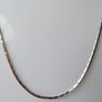 Vintage 925 Sterling Silver box chain Necklace length 19" - 4,6g Image 3