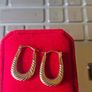 9ct Gold Yellow Gold Hoop Earrings Image 2