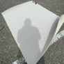 Carpet off-cut Beige/Cream color 160cm long x 126cm wide Image 3