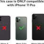 Speck iPhone 11 Pro (5.8") Case - Presidio Pro - Protective Thin Slim Soft Touch Finish Grip Anti Scratch Dual-Layer Protective Cover - Black Image 5