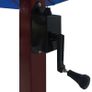 Hanging Parasol with Wooden Pole 400x300 cm Blue Image 5