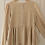Beige blouse casual long sleeve, blouse,  summer , light material Image 9