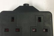 2 Gang Rubber 13 A Socket