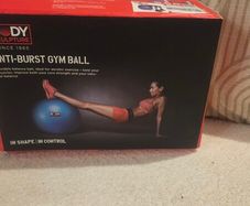 Body Sculpture Anti Burst Gym Ball Pink Pilates Yoga Core Fitness Ball 65cm