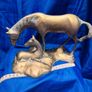 brass horse and foal Image 5