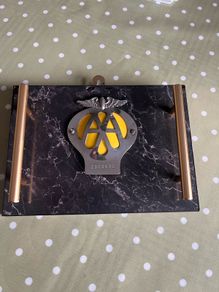 Vintage 1960 AA Car Badge