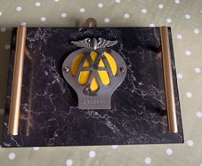 Vintage 1960 AA Car Badge